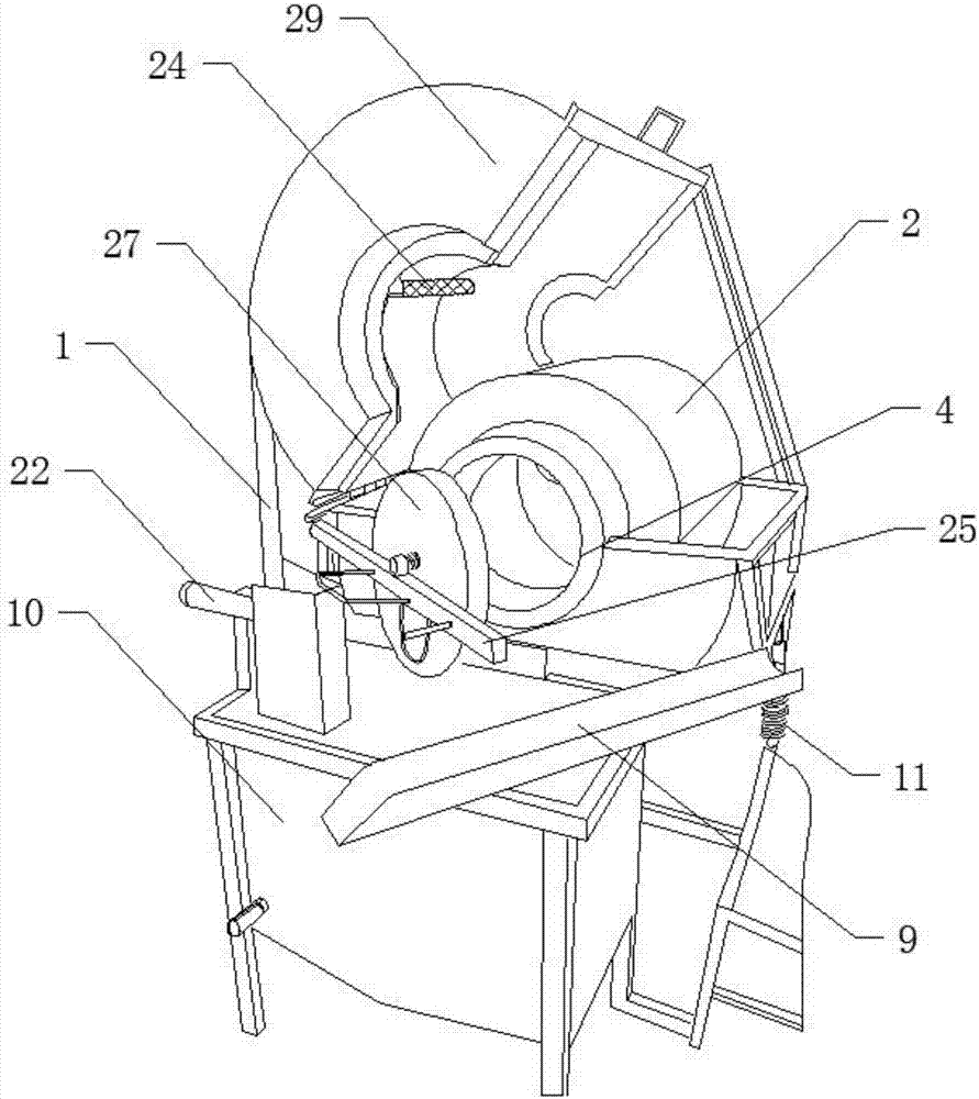 Automatic slurry filtering system capable of efficiently treating soybean milk