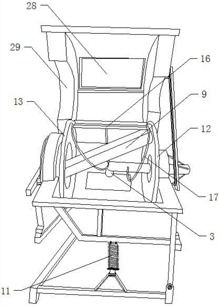 Automatic slurry filtering system capable of efficiently treating soybean milk