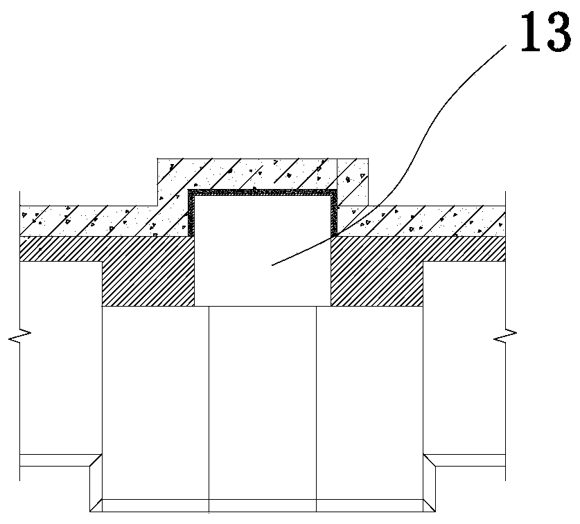 Repairing structure of an ancient city wall