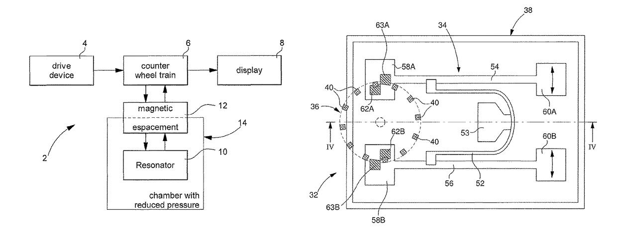 Mechanical clock movement with magnetic escapement