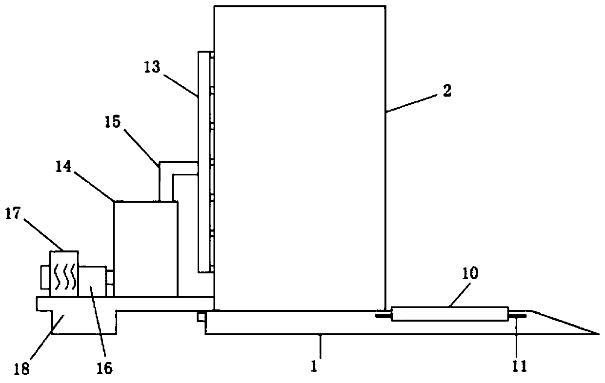 Heat dissipation protection device for electromechanical equipment