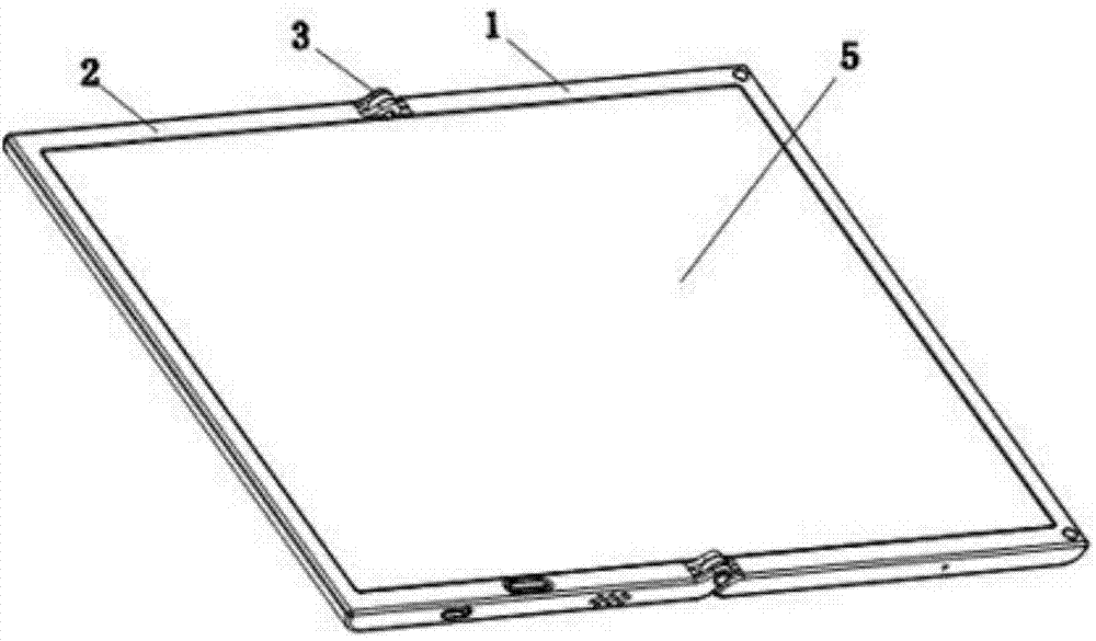 Folding mobile terminal