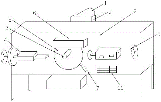 High-efficiency welding wheel grinding device and grinding method