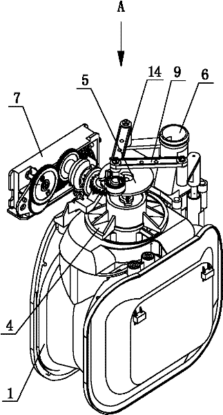 Heat value correction type diaphragm gas meter