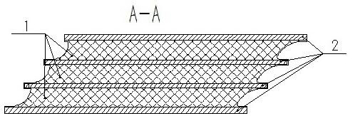 A V-shaped metal rubber spring automatic mold opening and closing mold and automatic mold opening and closing method