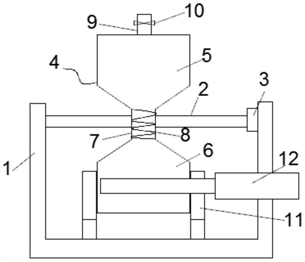 Asphalt stirring device