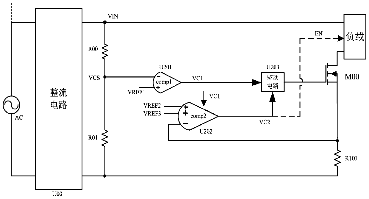 Electric leakage protection circuit and protection method thereof and lighting circuit by applying electric leakage protection circuit