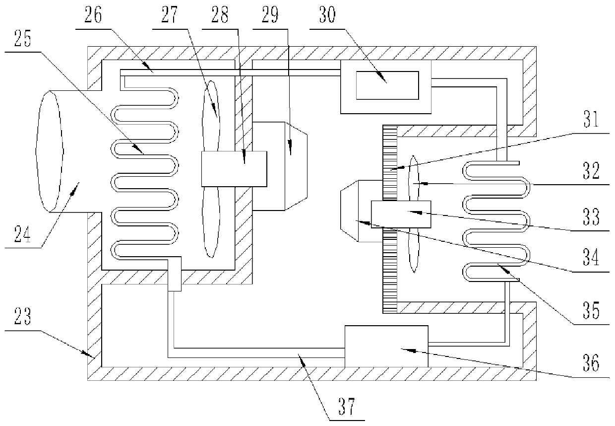 Cutter device of shield tunneling machine