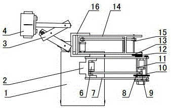 Automatic paint spraying device