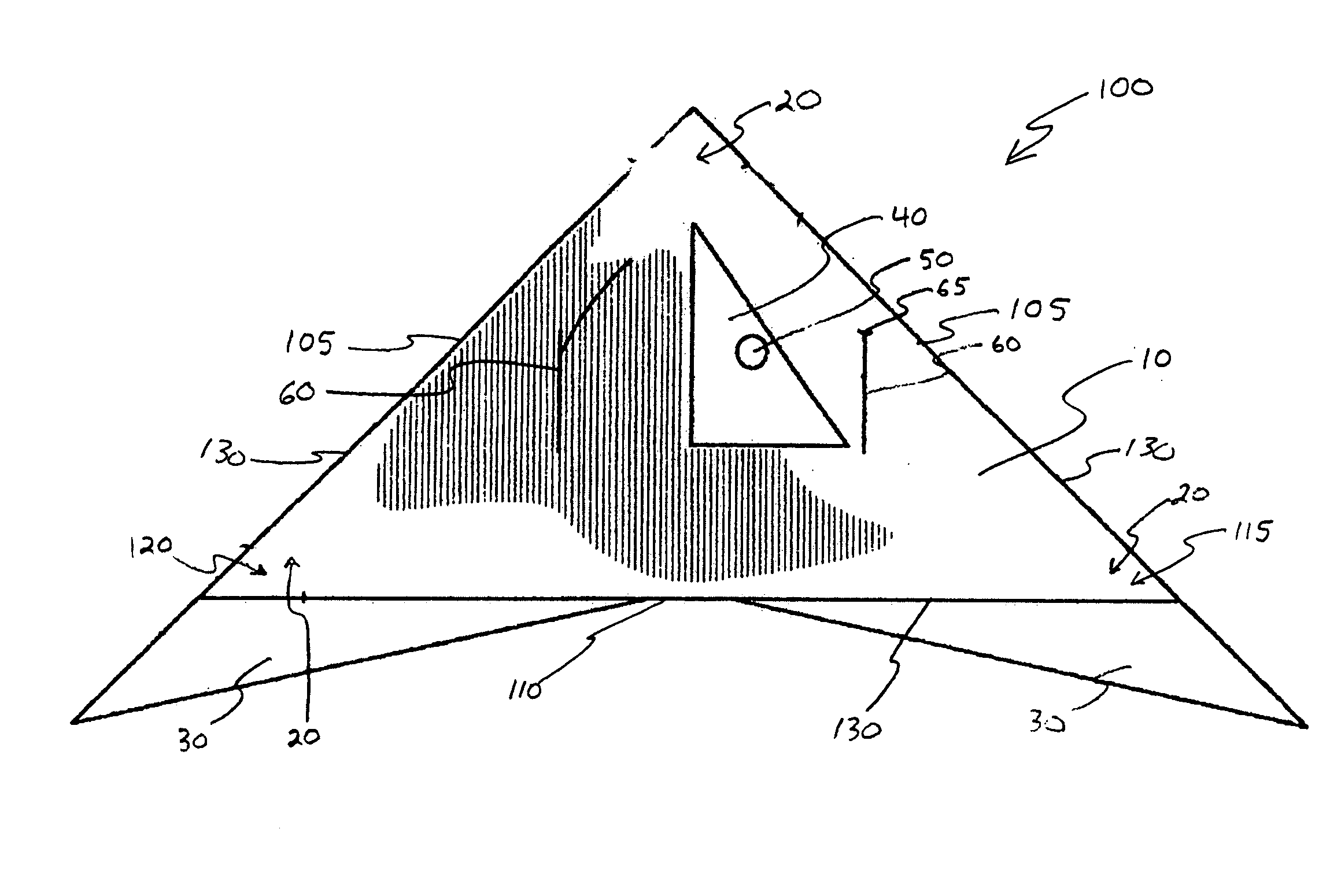 Illuminated flying kite