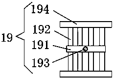 Glue coating device for producing garment fabric