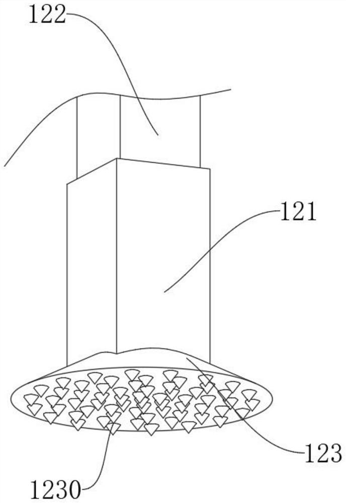 Washing device for processing globe artichoke stems and leaves based on spherical rolling