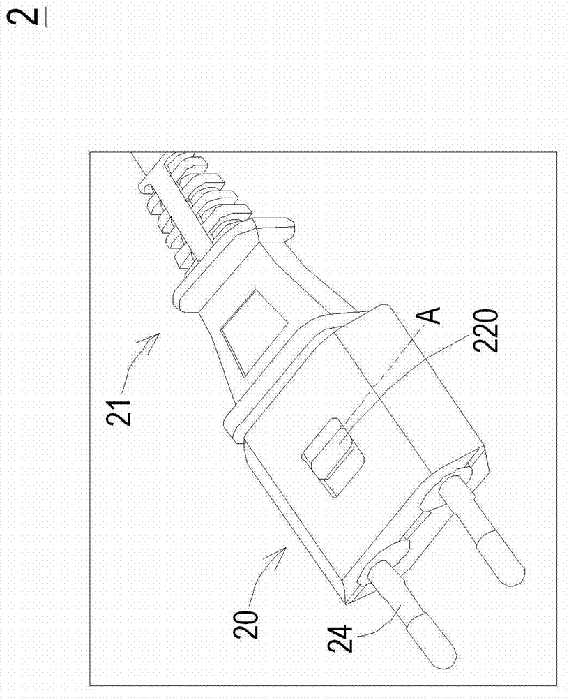 Power connector assembly and adapter plug