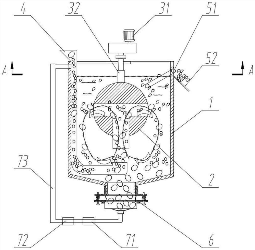 Eddy-current damage-free garlic peeling machine and using method thereof