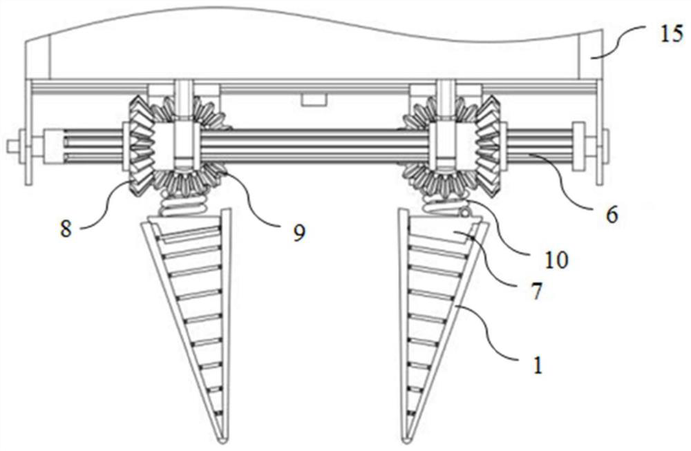 Flexible mechanical claw for teaching mechanical arm