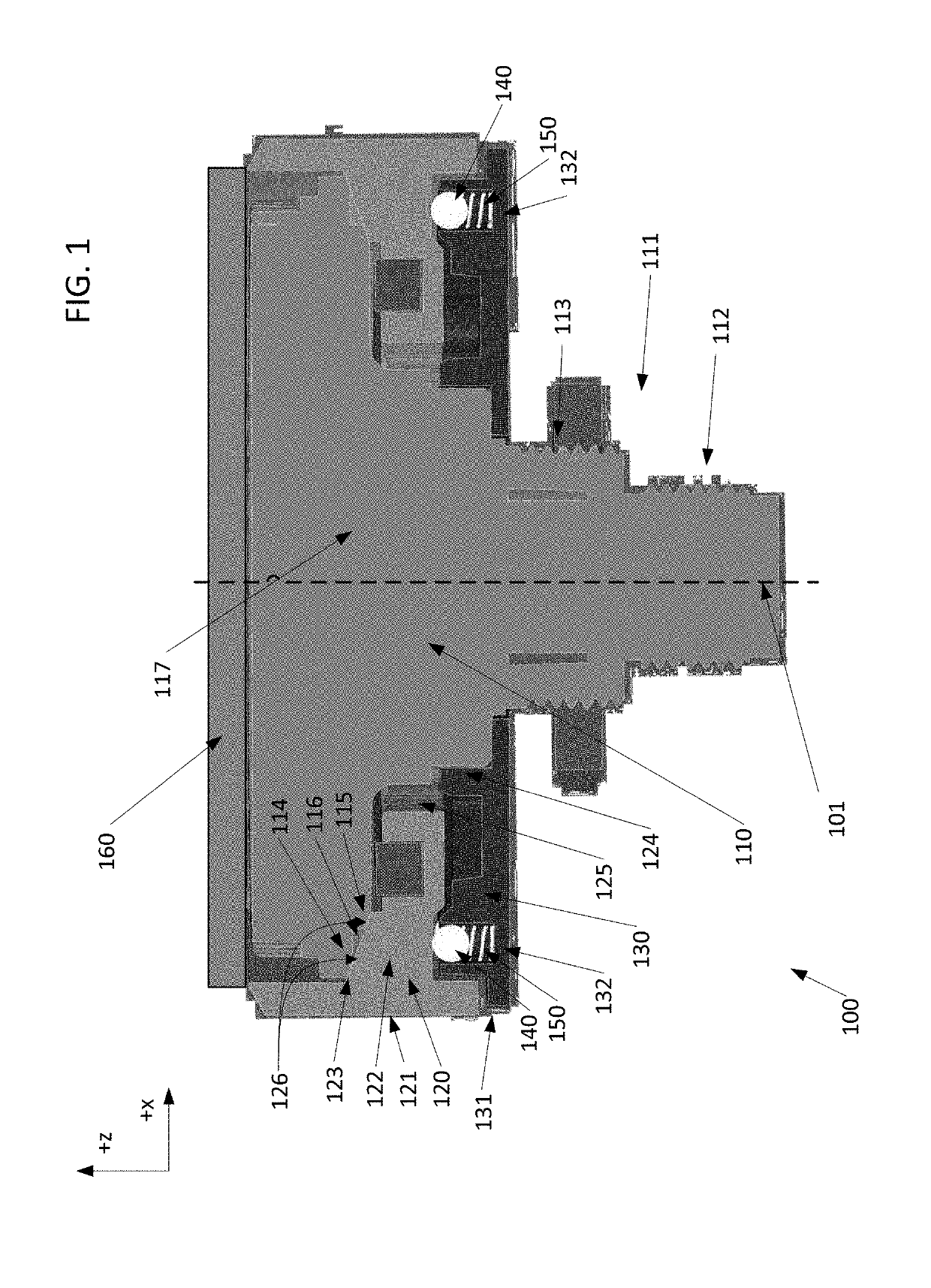 No/low-wear bearing arrangement for a knob system