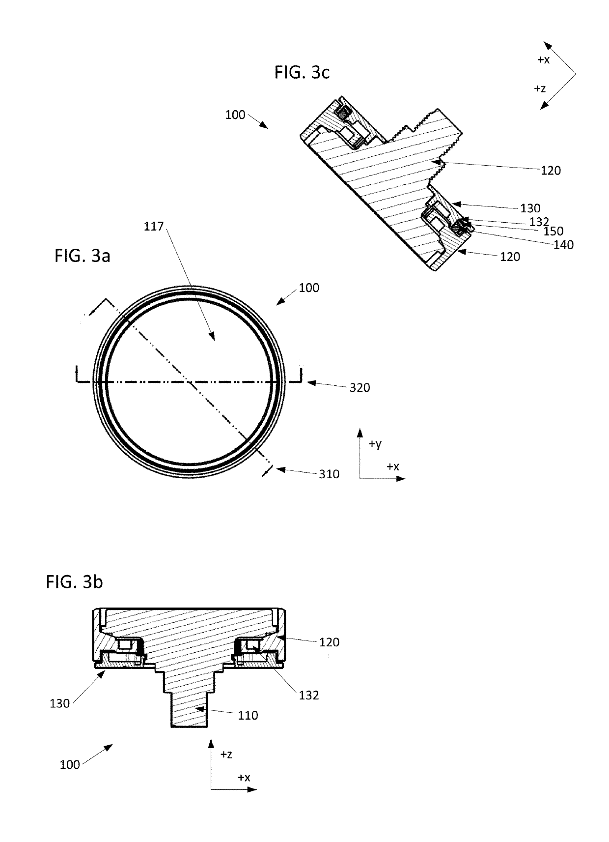 No/low-wear bearing arrangement for a knob system