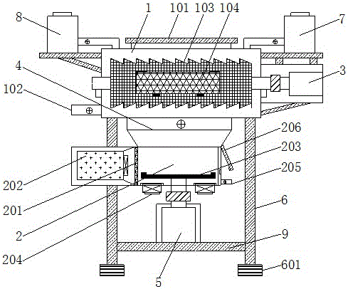 Hardware part cleaning machine