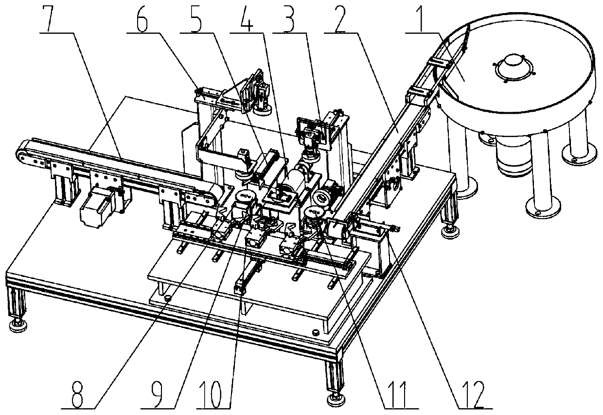 Bearing ring surface defect detection device based on machine vision