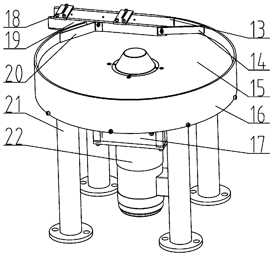 Bearing ring surface defect detection device based on machine vision