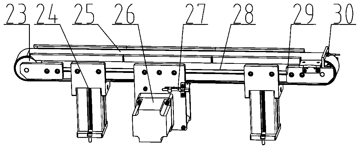 Bearing ring surface defect detection device based on machine vision