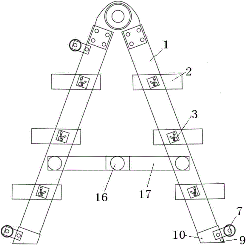 Multifunctional combined ladder