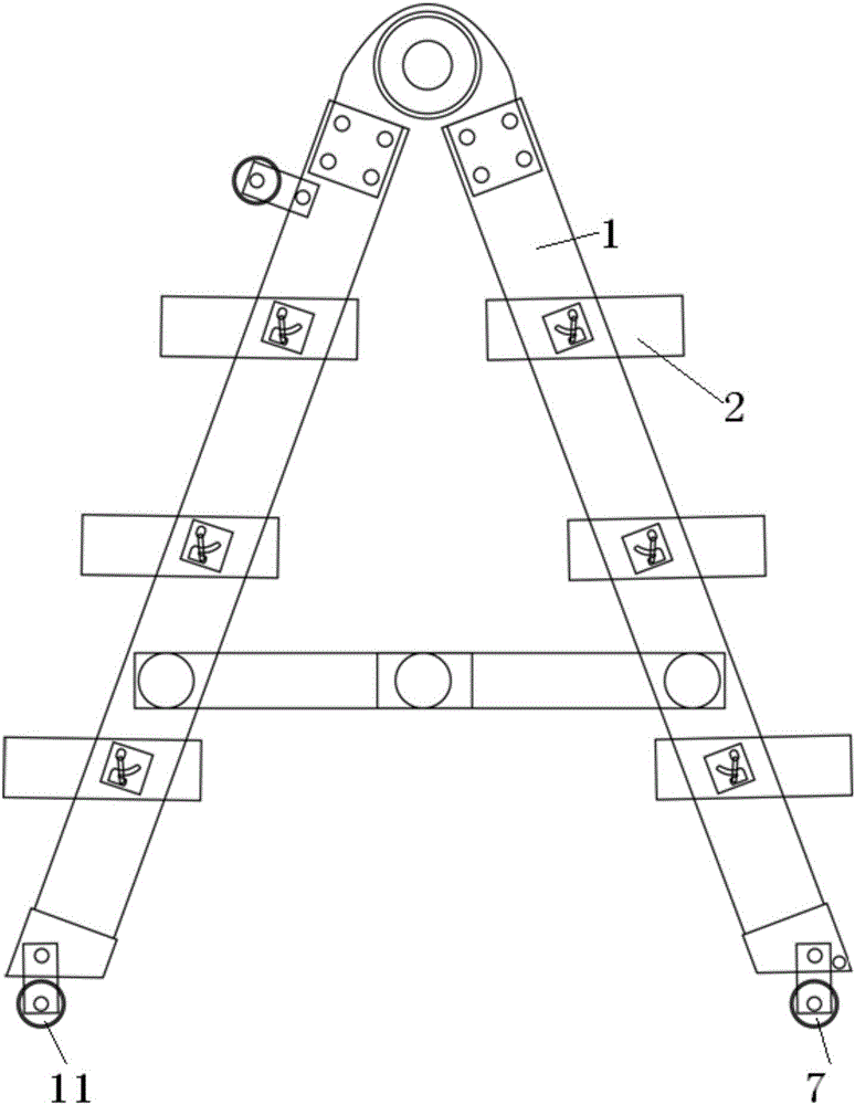 Multifunctional combined ladder