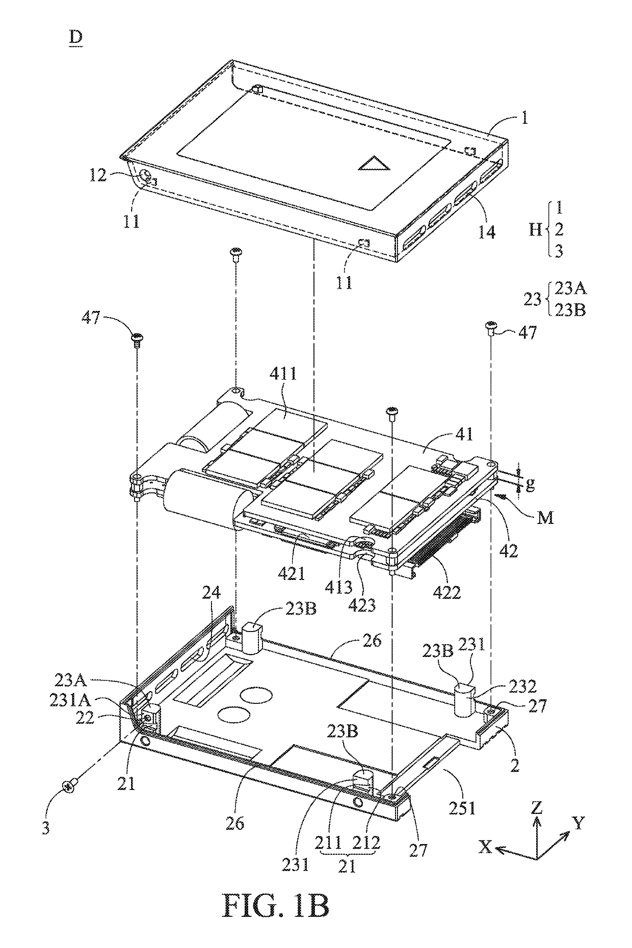 Solid state memory device