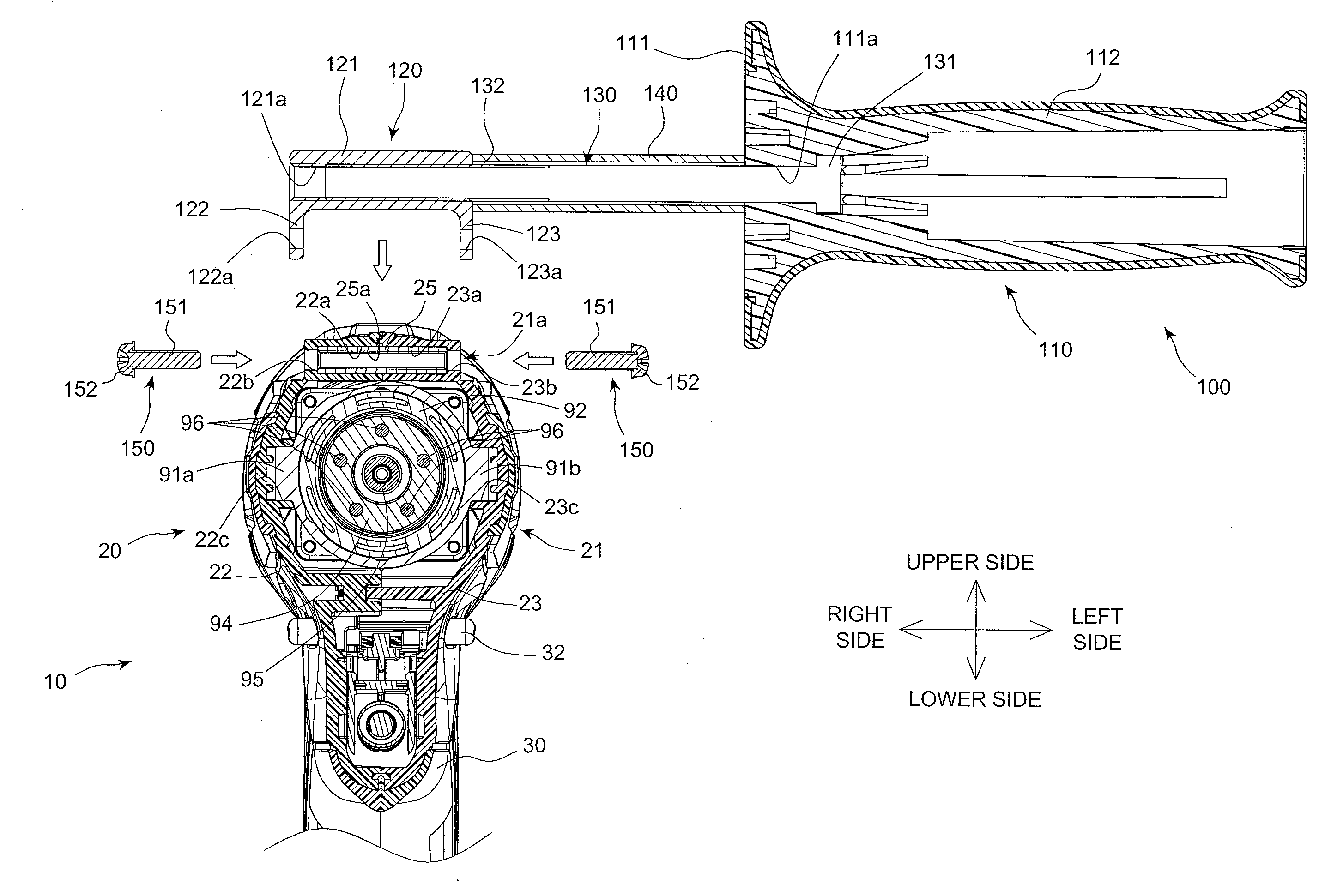 Power tool and power tool accessory member