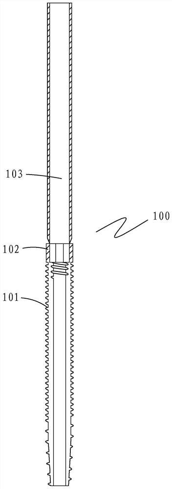 Bone cement channel pedicle anchor