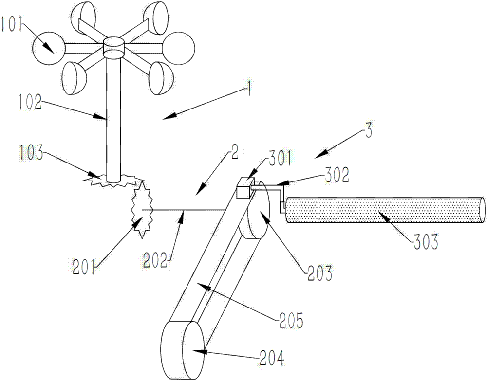 Self-cleaning device of solar photovoltaic panel