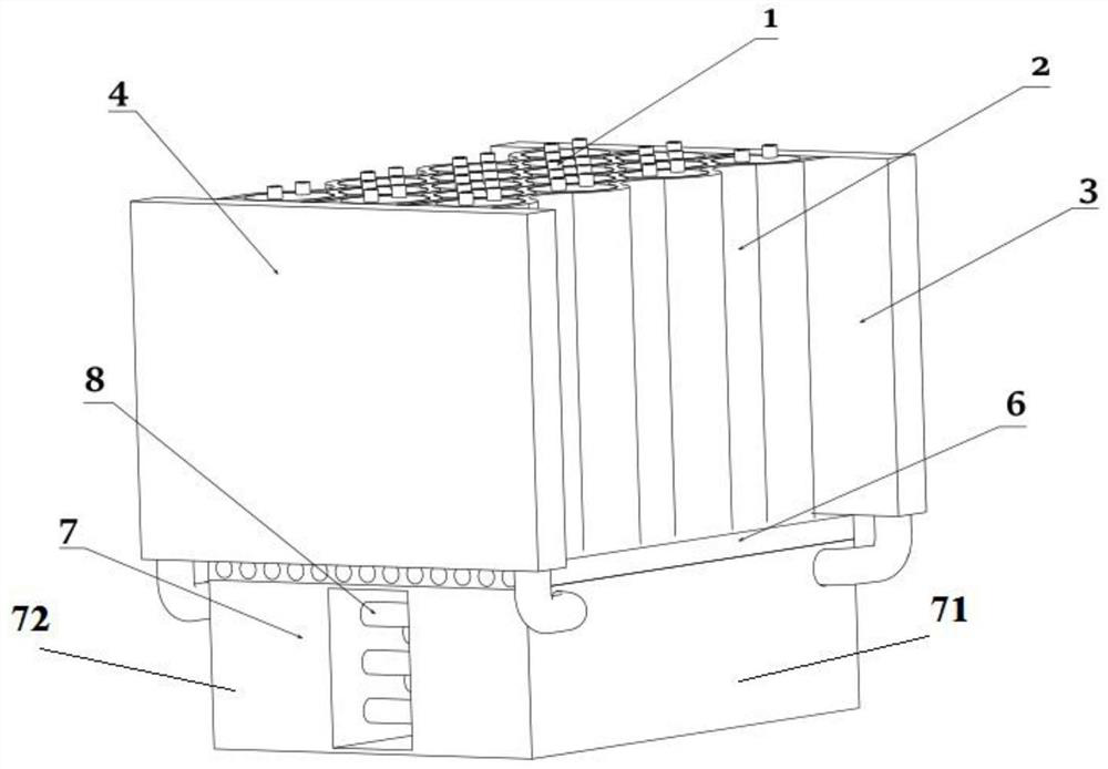 Cylindrical battery thermal management system