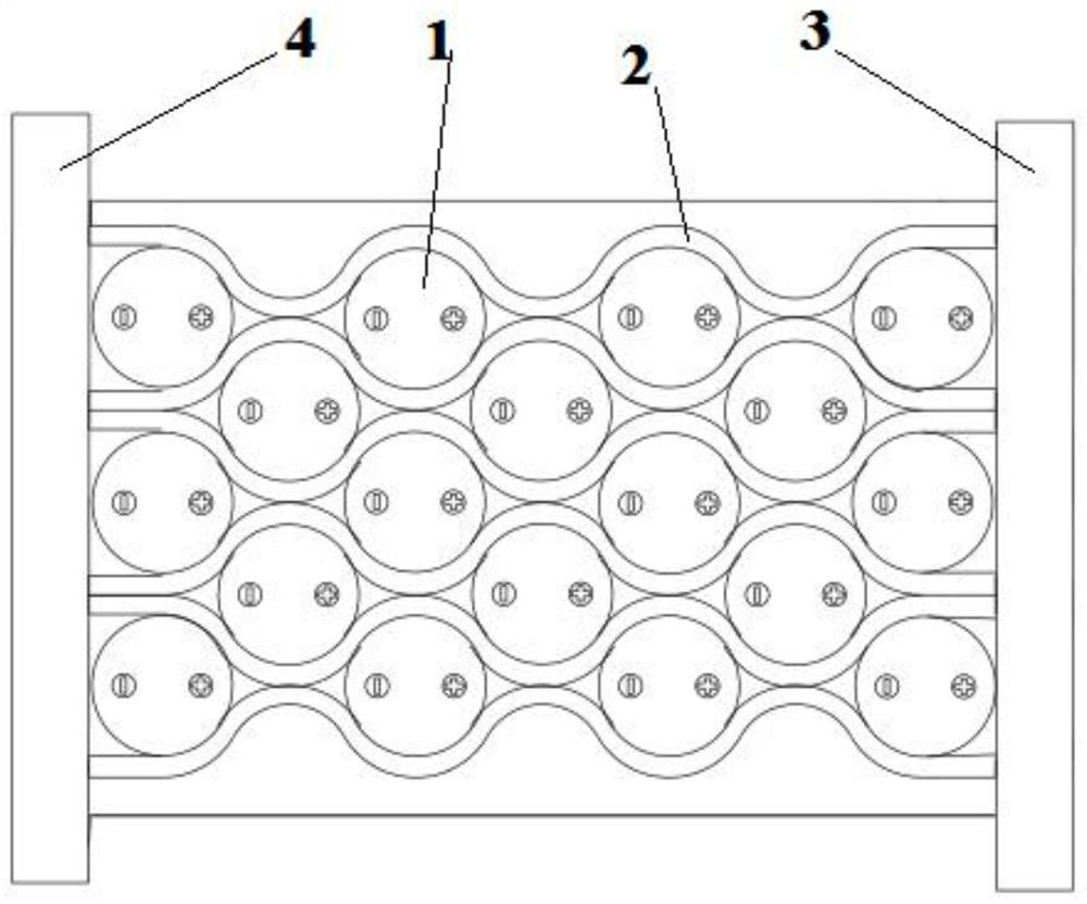 Cylindrical battery thermal management system