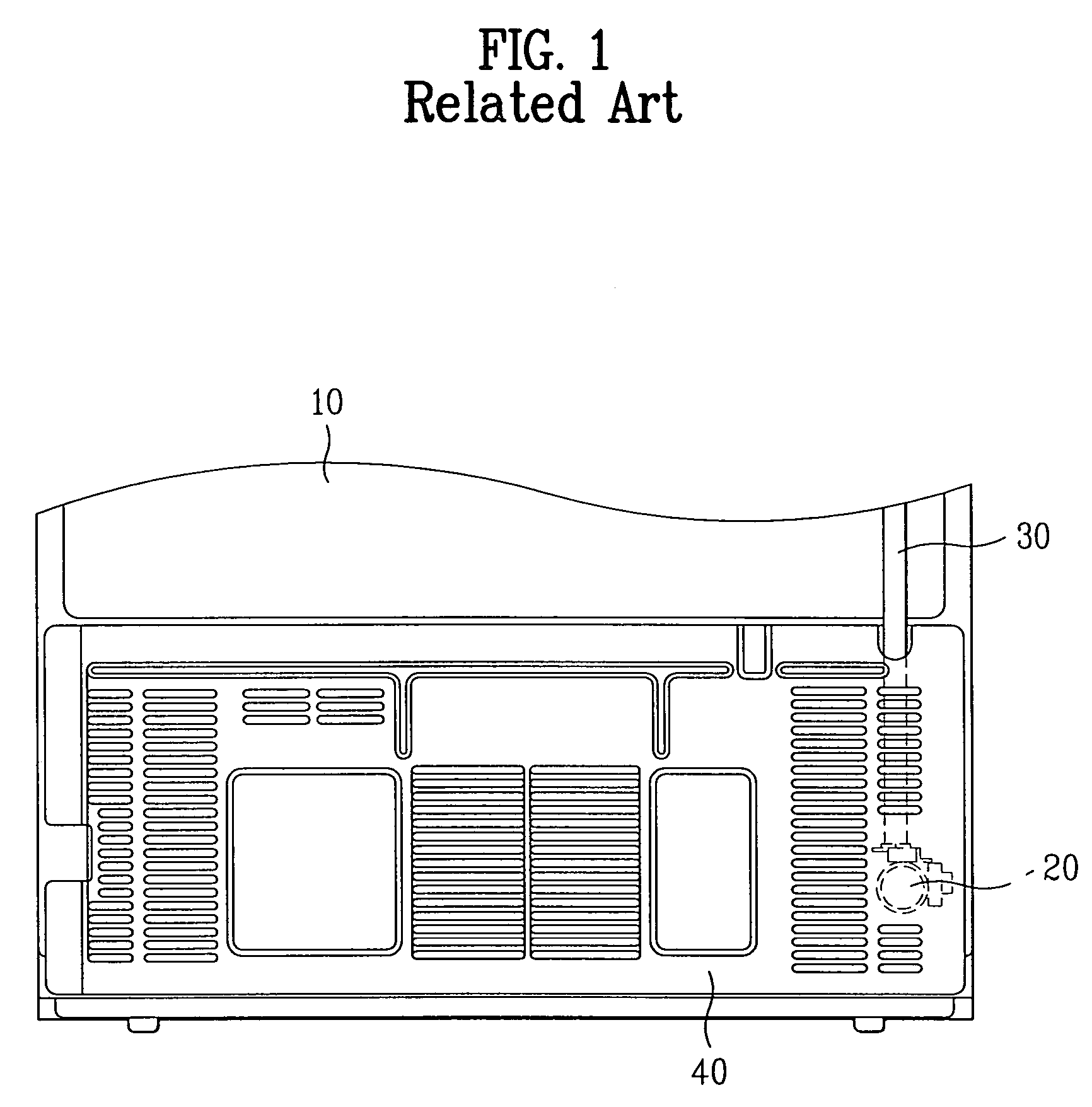 Cover assembly of machinery chamber in refrigerator