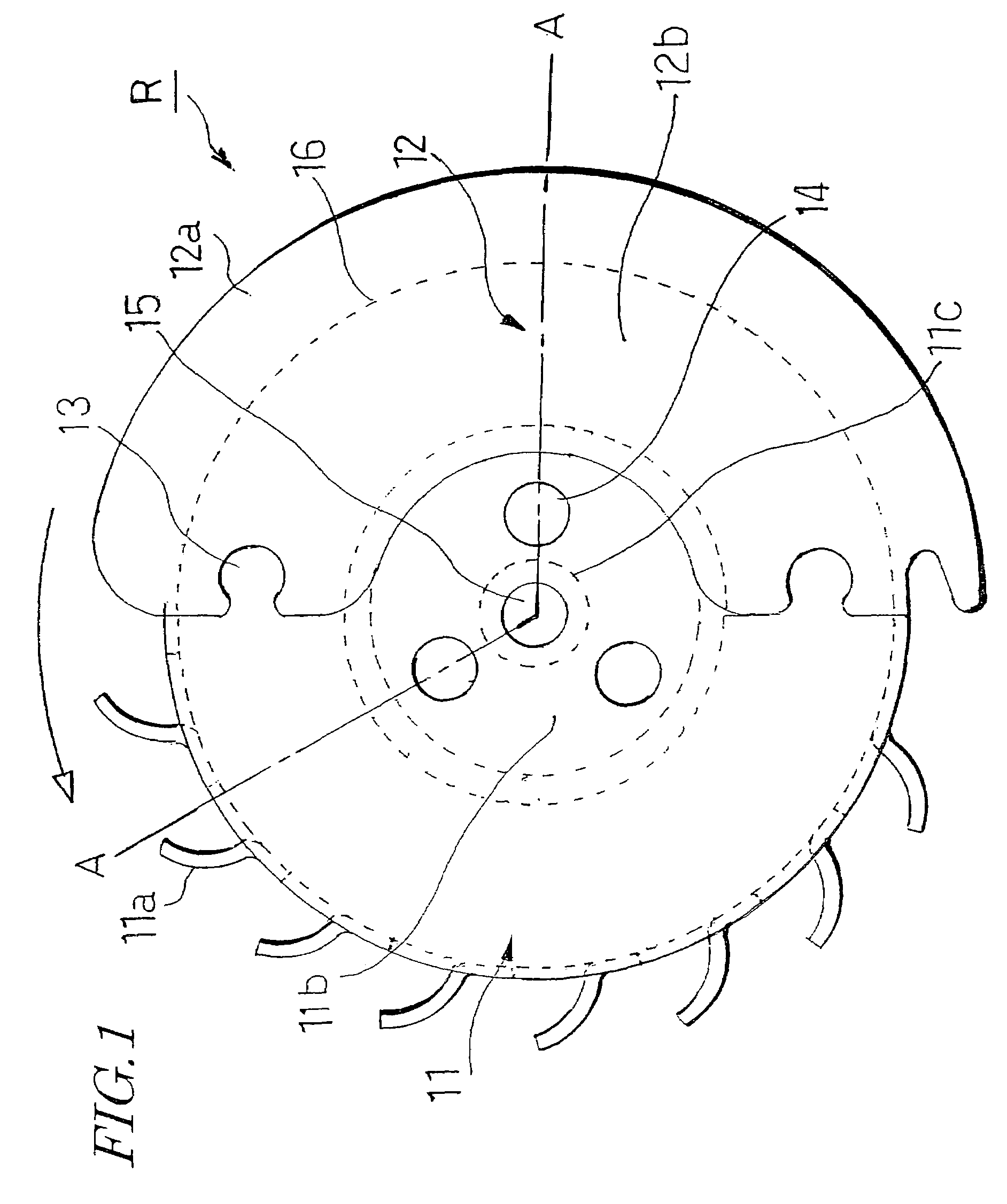 Flat eccentric rotor equipped with a fan and flat vibration motor equipped with a fan comprising same rotor