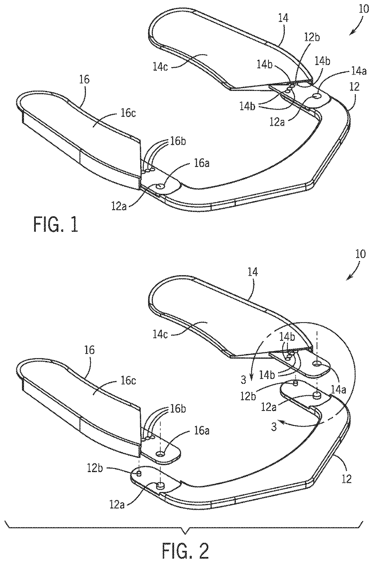 Lower lateral rotation muscles stretching device