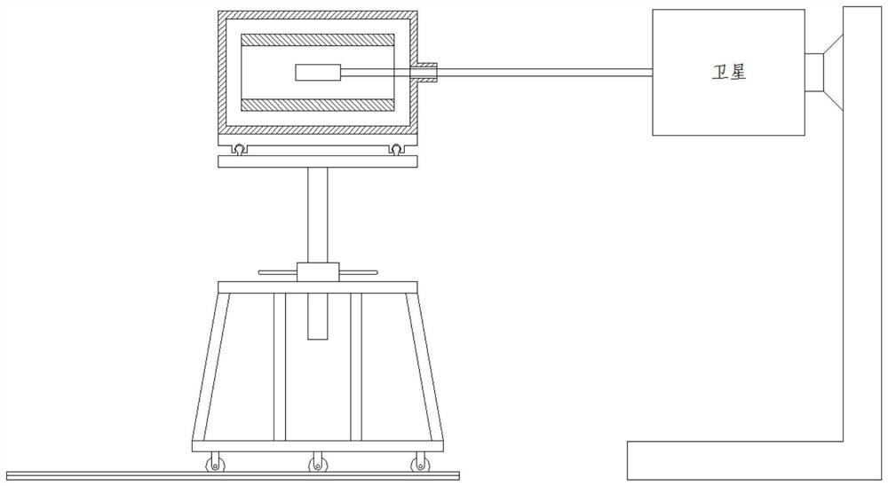 On-site calibration device for spaceborne induction magnetometer