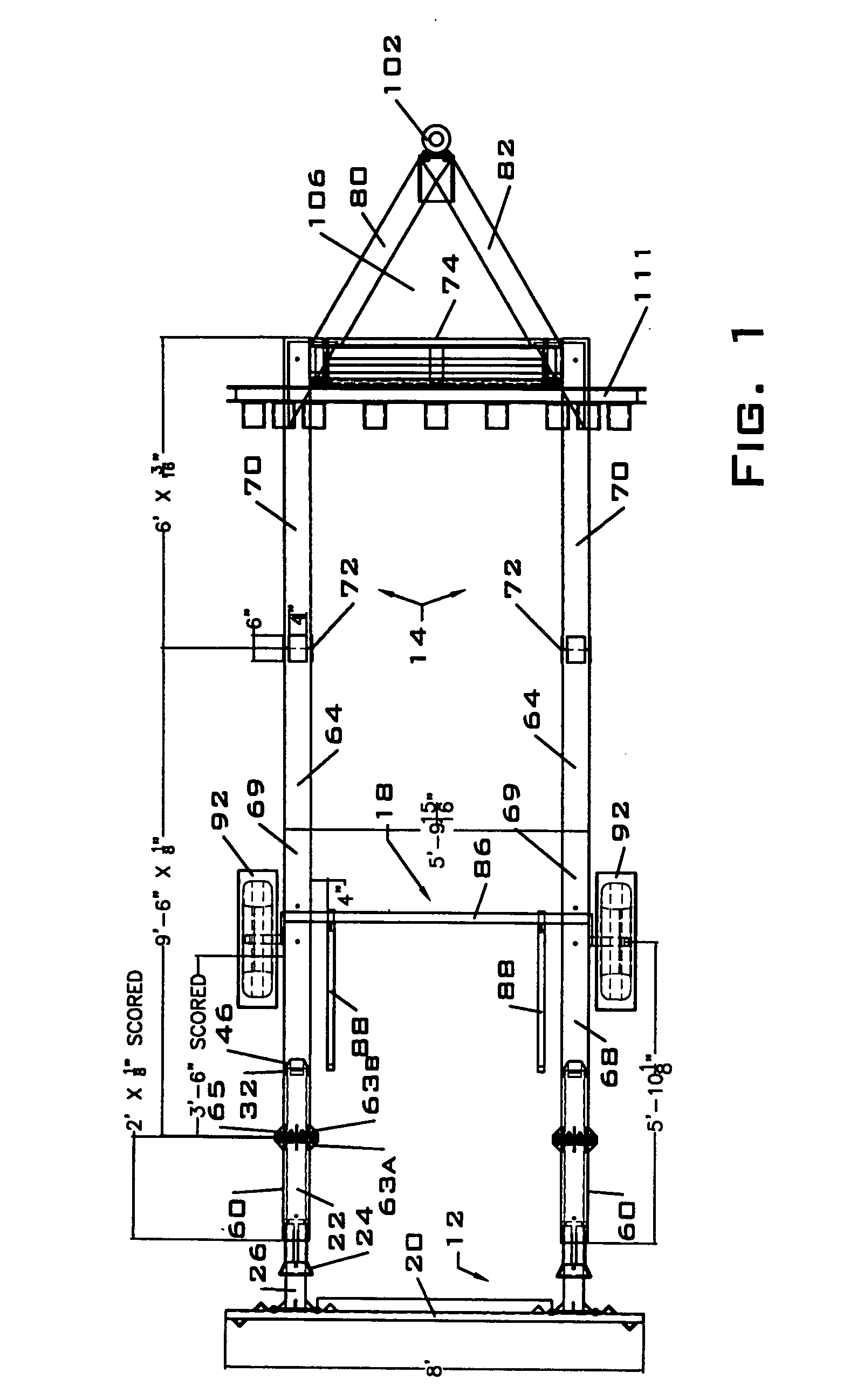 Trailer mounted attenuator with breakaway axle assembly