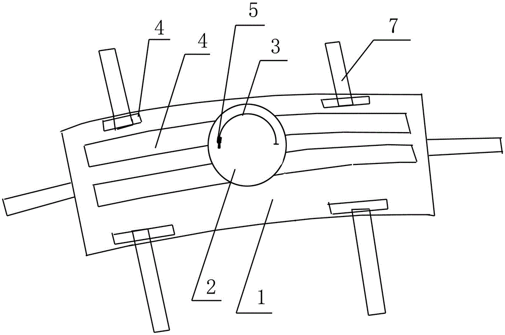 A combined paste bag for placing multiple moxibustion devices