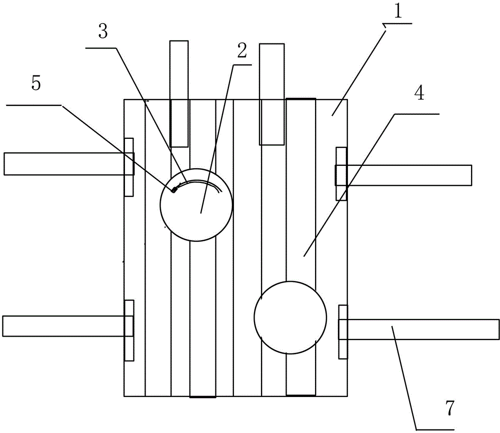 A combined paste bag for placing multiple moxibustion devices