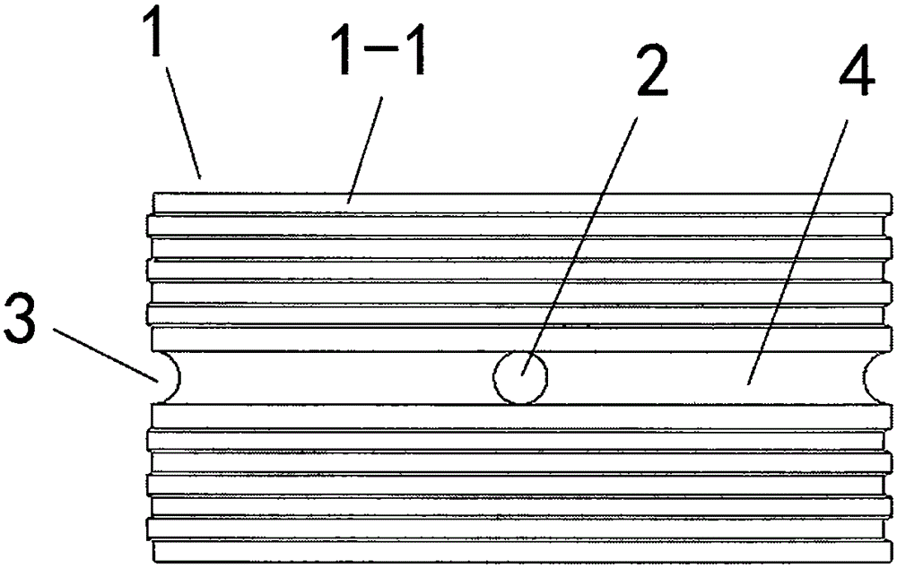 Environment-friendly mortise and tenon joint type dense-gap wall brick