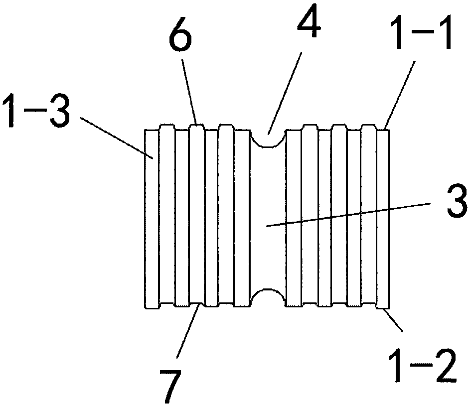 Environment-friendly mortise and tenon joint type dense-gap wall brick