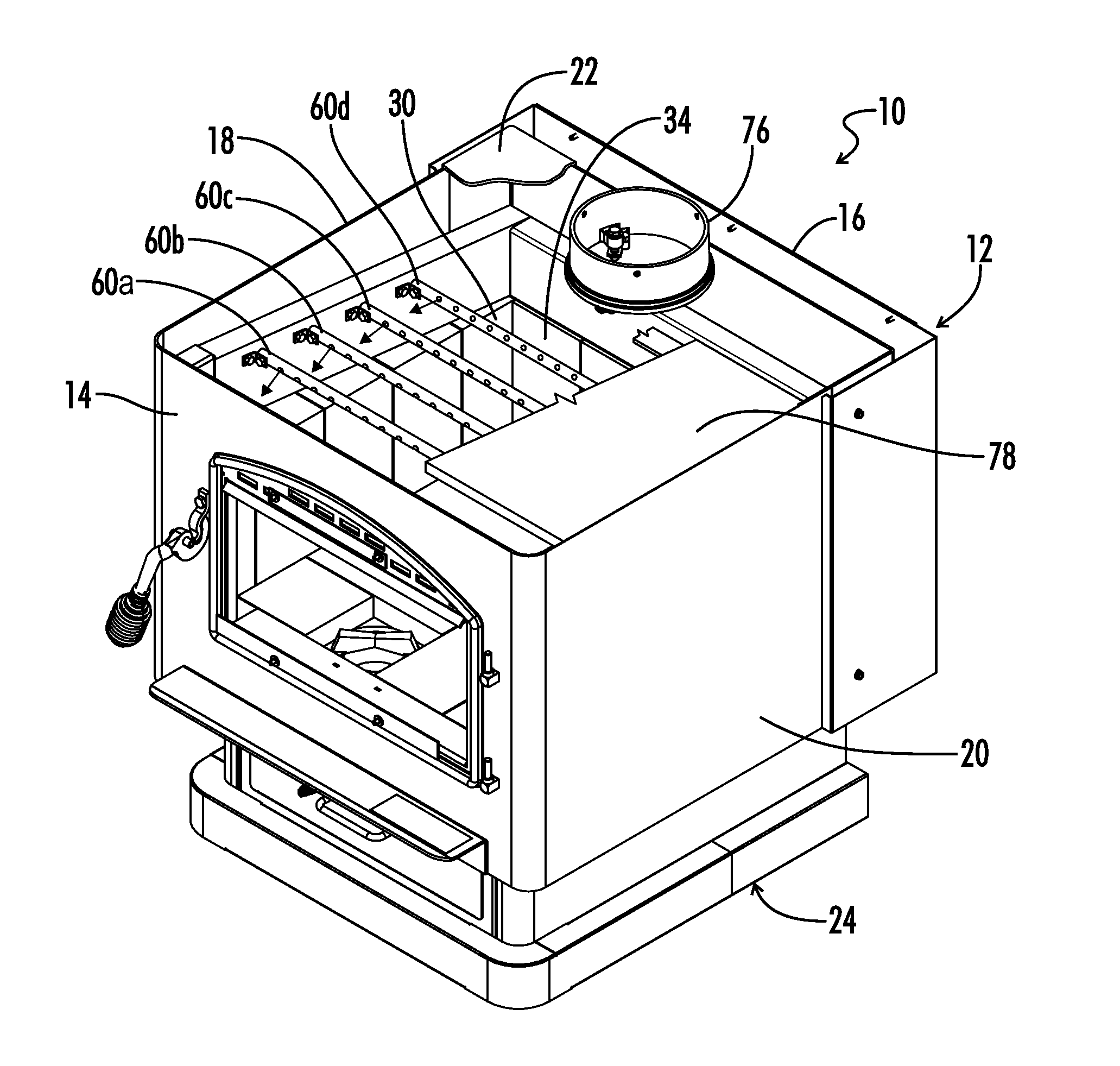 Low Emission Woodstove