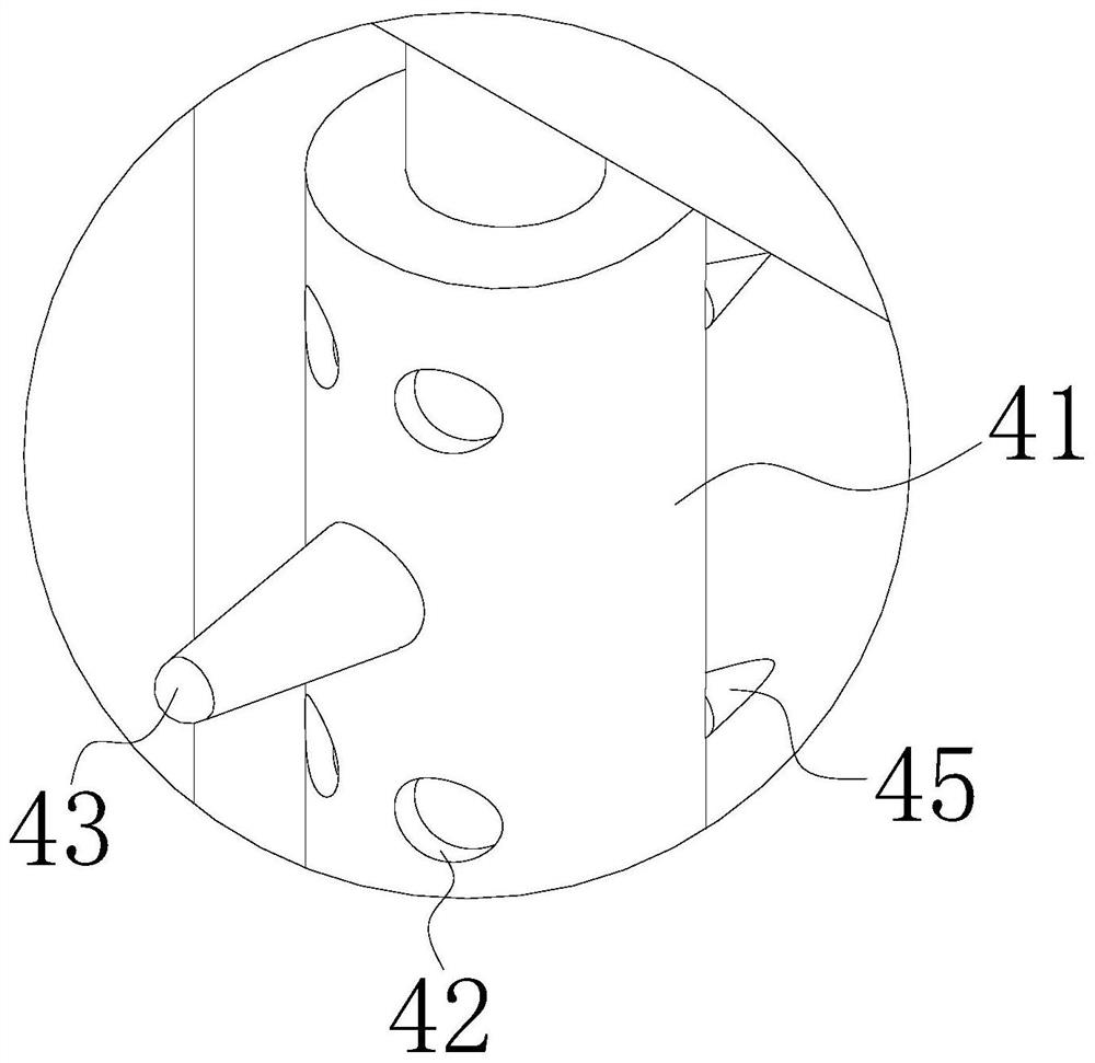 A sewage treatment device for urban sewers to prevent the accumulation of garbage and stink