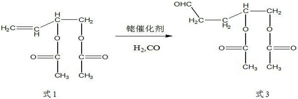 Synthetic method of trans-4-acetoxyl-2-methyl-2-butene-1-aldehyde