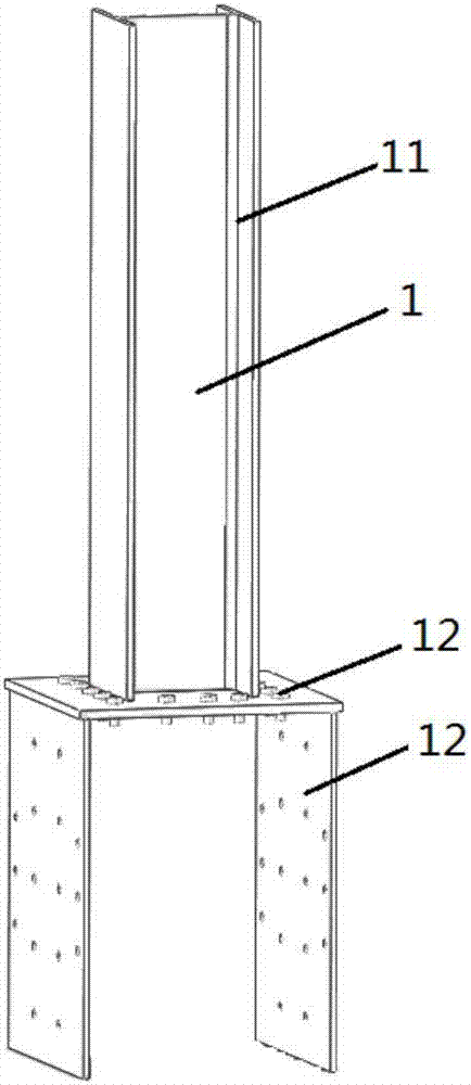 Prefabricated concrete structure plastic controllable steel joints