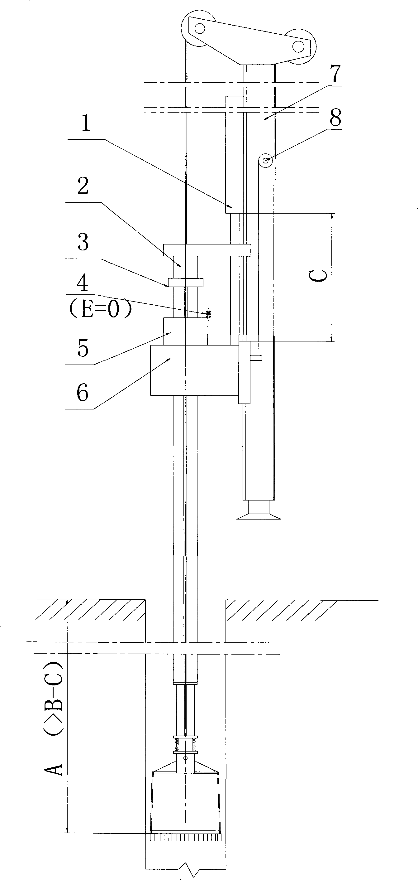 Alarming method and device for preventing drilling rod-dropping accident of rotary digging drill rig