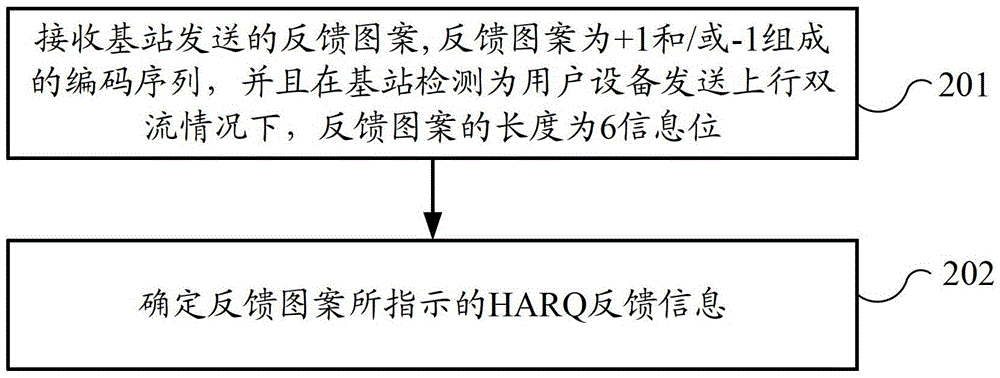 Feedback method of hybrid automatic repeat request feedback information, base station and user equipment