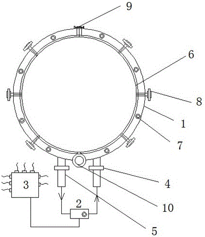 Reaction kettle leakage detection device