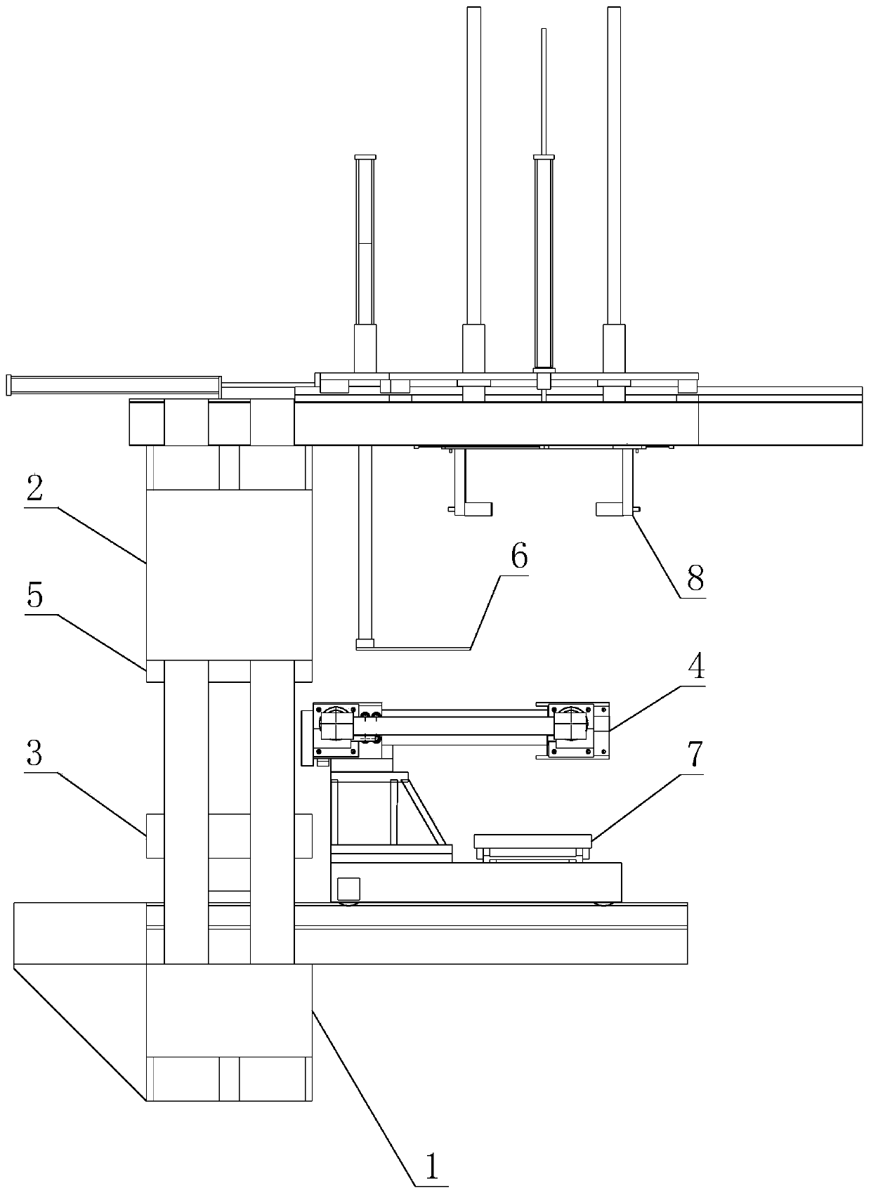 Integrated high-automation vulcanizing machine